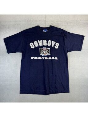 VTG 90s Dallas Cowboys Pro Player T-Shirt Mens Large* Blue NFL Experience 1995